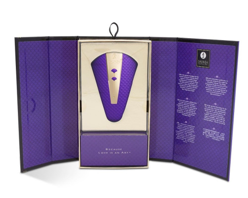 Фиолетовый клиторальный вибростимулятор OBI