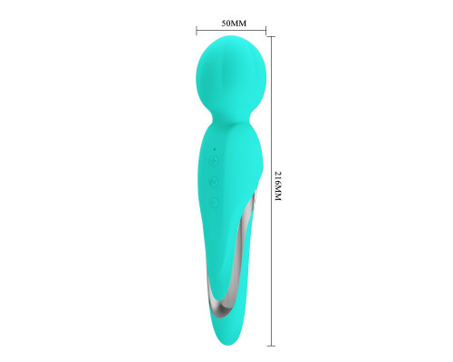 Бирюзовый жезловый вибратор Walter