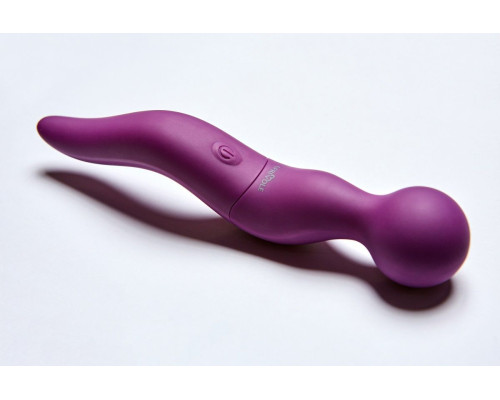 Фиолетовый жезловый вибромассажёр Cassi - 21 см.