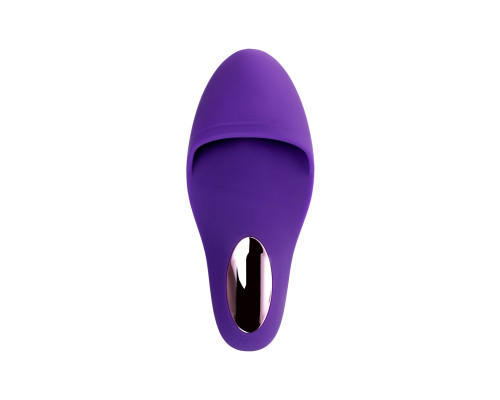 Фиолетовый клиторальный стимулятор Swizzy