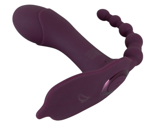 Фиолетовый вибратор для ношения в трусиках ARIVA RC Panty Vibrator