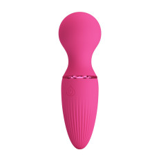 Розовый мини-wand Dwayne - 12 см.