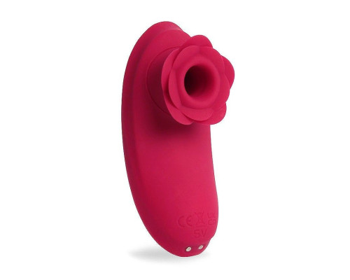 Розовый клиторальный вибромассажер Losa - 10,1 см.