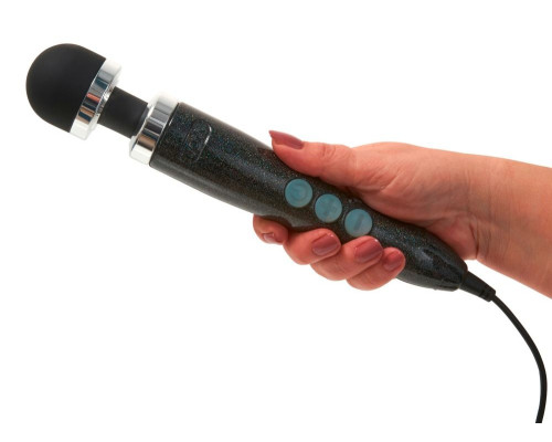 Черный жезловый вибратор Doxy Die Cast 3