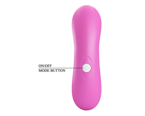 Розовый клиторальный стимулятор Breeze