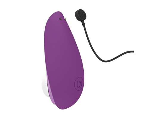Фиолетовый бесконтактный клиторальный стимулятор Womanizer Liberty 2
