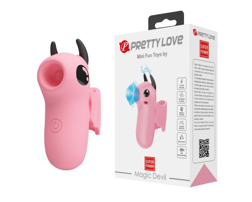 Розовый стимулятор клитора Magic Devil