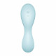 Голубой вакуум-волновой вибростимулятор Curvy Trinity 5+