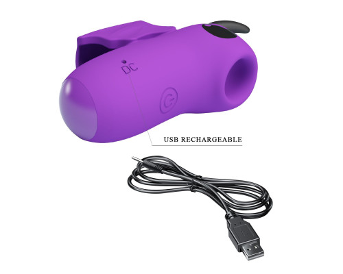 Фиолетовый стимулятор клитора Magic Devil