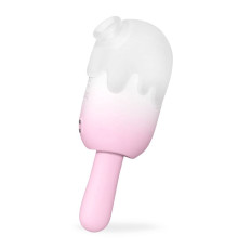 Нежно-розовый клиторальный вибромассажер Bite Me - 14,8 см.