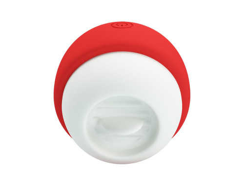 Красный клиторальный стимулятор в форме яблочка Apple Secret