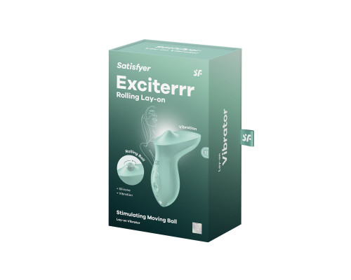 Мятный вибратор с движущимся шариком Exciterrr