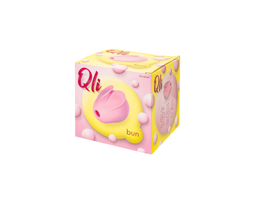 Розовый вакуум-волновой стимулятор клитора Qli