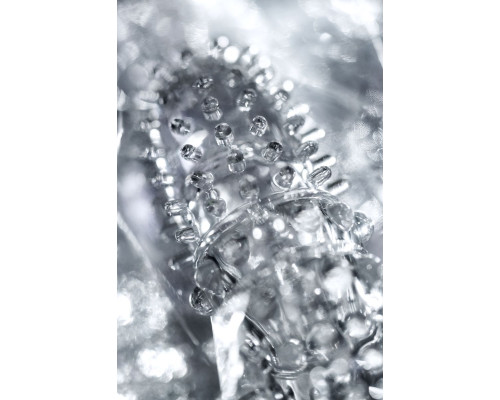 Прозрачная рельефная насадка на палец Arbo - 8 см.