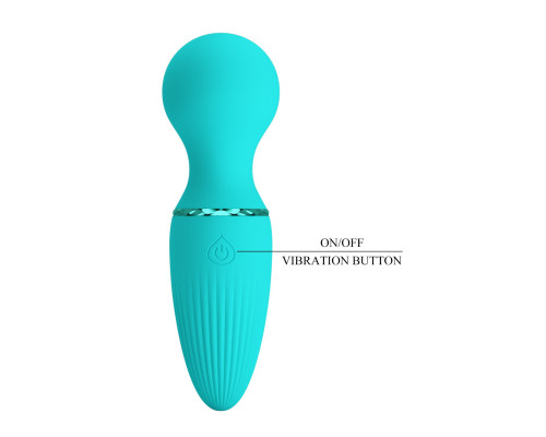 Аквамариновый мини-wand Dwayne - 12 см.