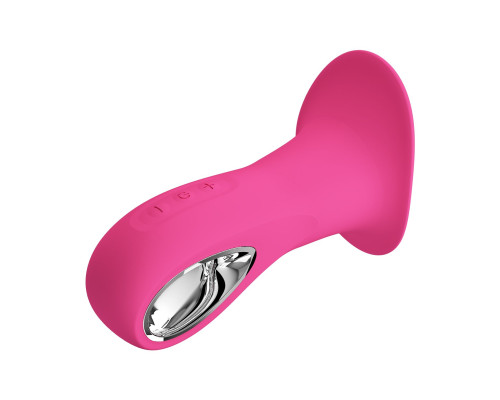 Розовый вибратор с язычком Clyde