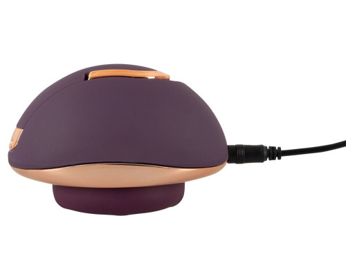 Фиолетовый вращающийся массажёр для вульвы Rotating Vulva Massager