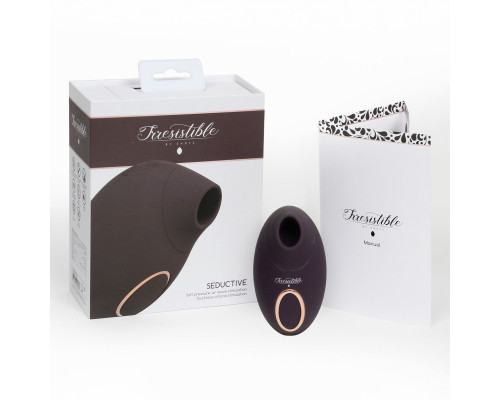 Фиолетовый клиторальный вакуум-волновой массажер Irresistible Seductive