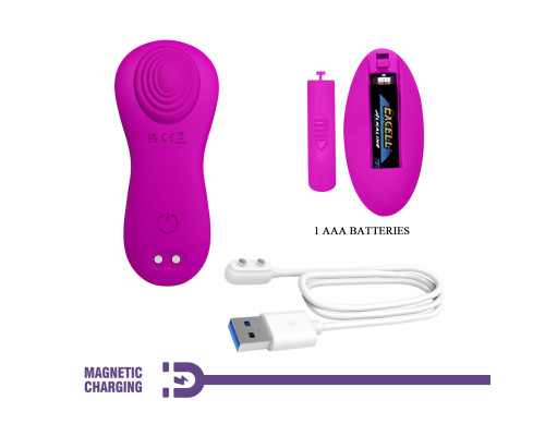 Лиловый вибратор в трусики Romario с пультом ДУ