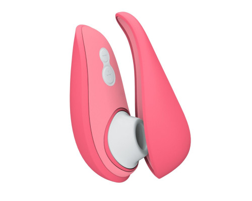 Розовый бесконтактный клиторальный стимулятор Womanizer Liberty 2