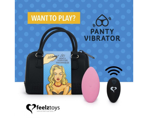 Розовый вибромассажер в трусики с пультом ДУ Panty Vibe Remote Controlled Vibrator