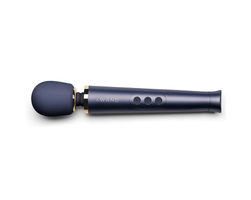 Cиний вибратор Le Wand Petite Rechargeable Vibrating Massager - 25 см.