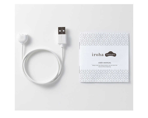 Белый вибромассажёр Temari Kaze