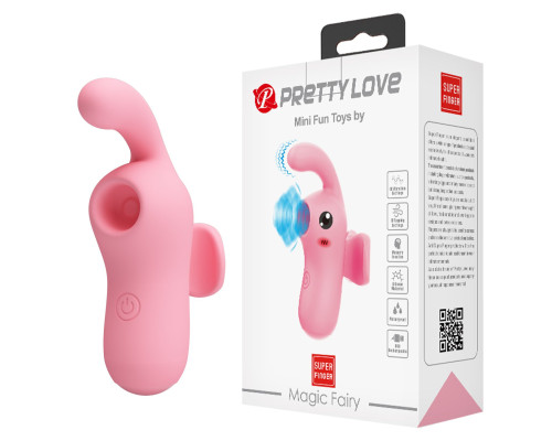 Розовый клиторальный стимулятор Magic Fairy