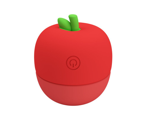 Красный клиторальный стимулятор в форме яблочка Apple Secret