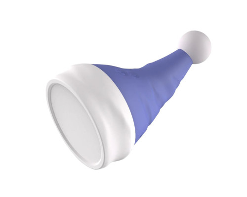 Сиреневый вибростимулятор в форме колпака Magical Santa Hat