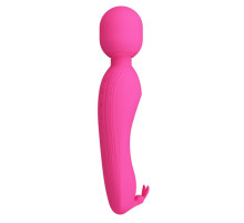 Розовый жезловый вибромассажер Curtis - 23,1 см.