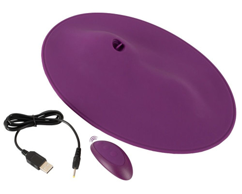 Фиолетовая подушка-вибромассажер Vibepad 2