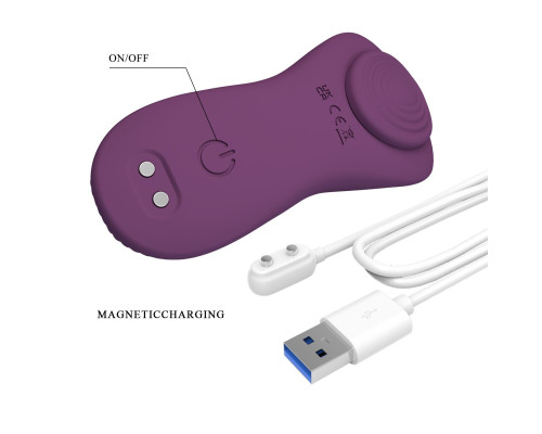 Фиолетовый вибратор в трусики Mane с управлением через приложение