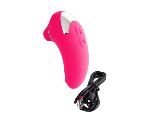 Розовый вакуум-волновой бесконтактный стимулятор клитора Laly