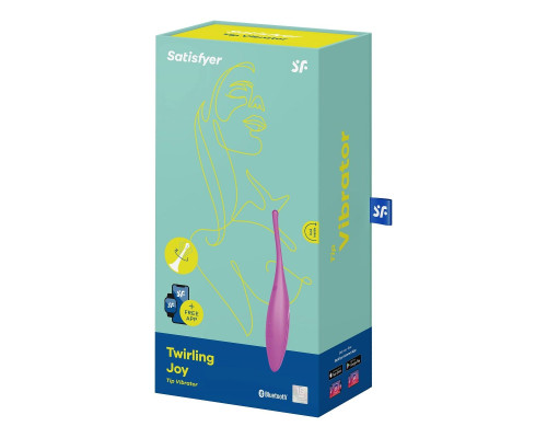 Ярко-розовый точечный стимулятор Twirling Joy