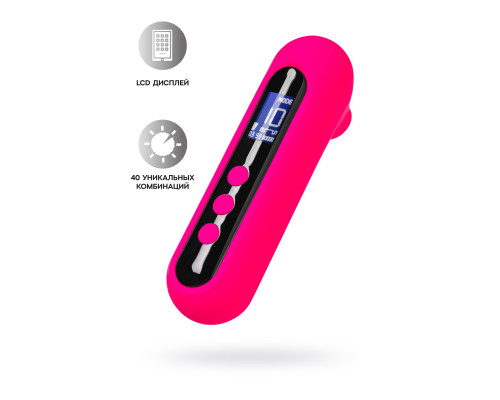 Ярко-розовый вакуум-волновой стимулятор Molette