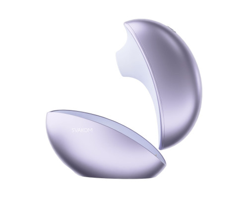 Сиреневый вакуум-волновой стимулятор Pulse Galaxie с проекцией звёздного неба