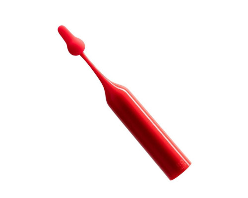 Красный клиторальный стимулятор Romp Pop