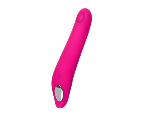 Розовый стимулятор с пульсацией и вакуум-волновой стимуляцией JOS Oscar - 20,5 см.