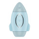 Голубой вакуумный стимулятор клитора Mission Control