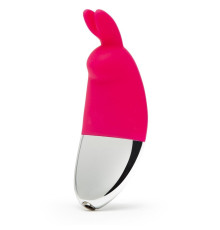 Розовый клиторальный вибратор Happy Rabbit