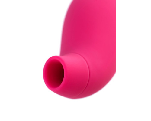 Ярко-розовый многофункциональный стимулятор клитора Blossy