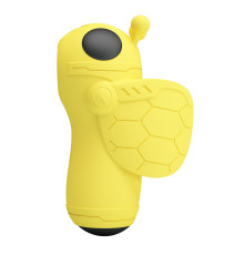 Желтый вакуумный стимулятор-пчелка Magic Bee