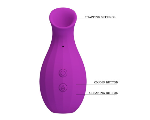 Лиловый клиторальный вакуумный стимулятор Magic Bottle
