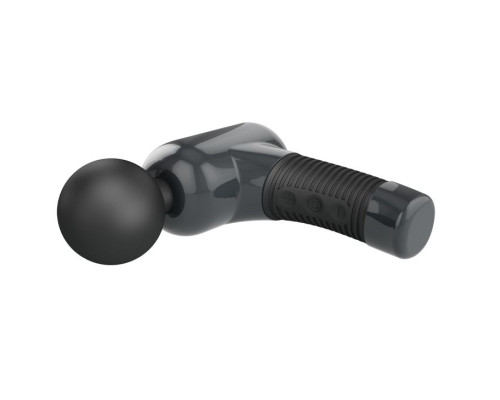 Темно-серый клиторальный вибромассажер Magic Gun - 19,9 см.