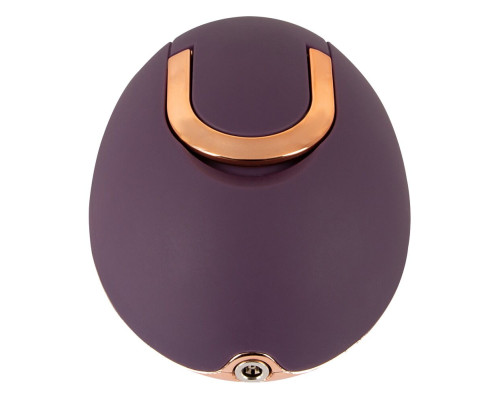 Фиолетовый вращающийся массажёр для вульвы Rotating Vulva Massager