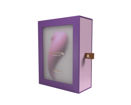 Розовый вакуумный стимулятор клитора Revelation + APP