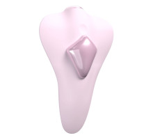 Нежно-розовая вибровкладка в трусики Temptation APP