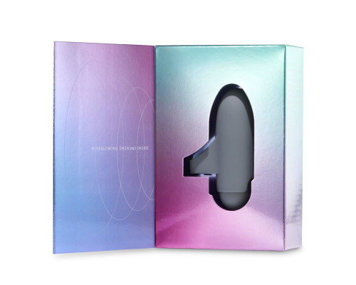 Серая вибронасадка на палец Better Than Your Ex