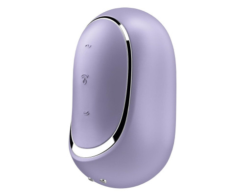 Сиреневый вакуумный вибростимулятор клитора Satisfyer Pro To Go 2